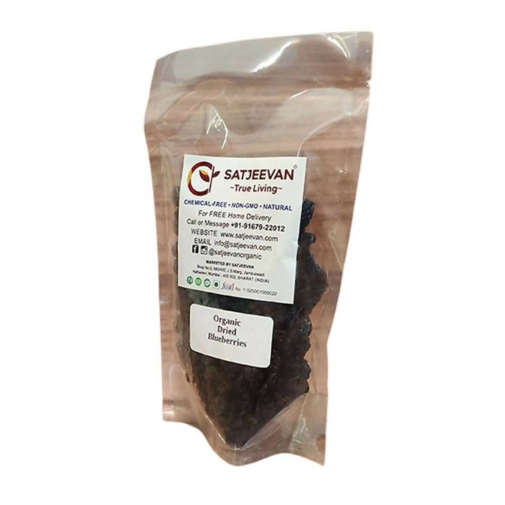 Satjeevan Organic Dried Blueberries - Distacart