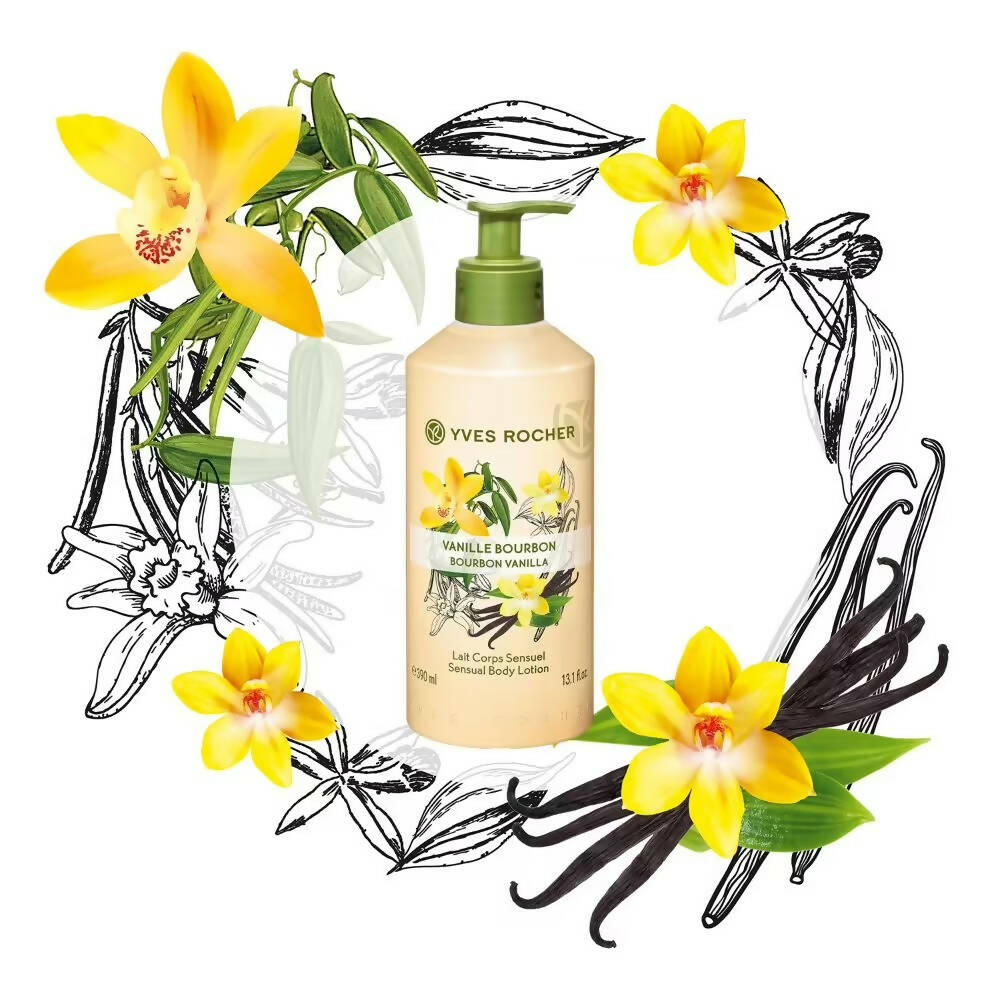 Yves Rocher Sensual Body Lotion - Bourbon Vanilla - Distacart