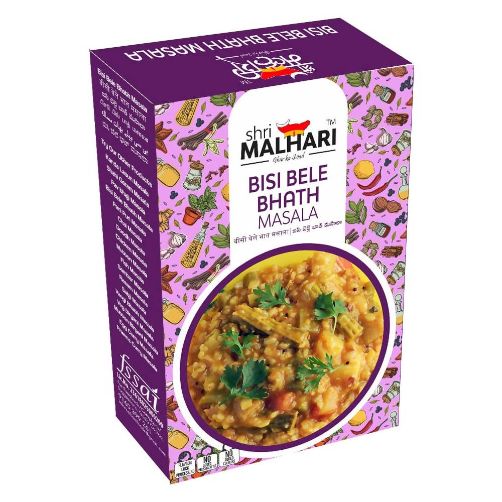 Shri Malhari Bisi Bele Bath Masala - Distacart