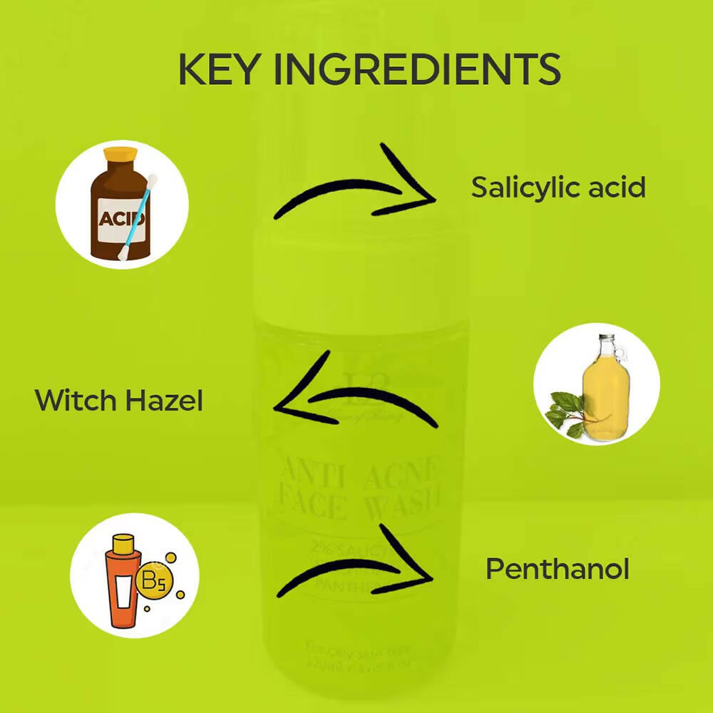 House of Beauty Anti Acne Foam Face Wash - Distacart