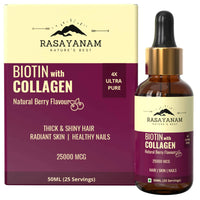 Thumbnail for Rasayanam Liquid Biotin & Collagen for Hair Growth - Distacart