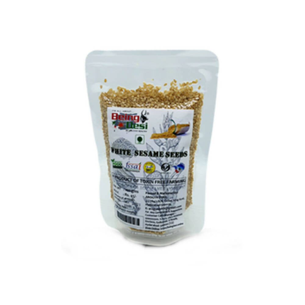 Being Desi White Sesame Seeds - Distacart