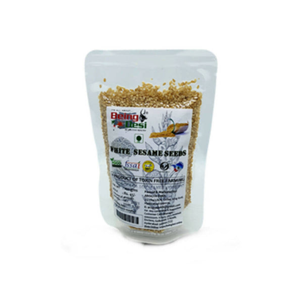 Being Desi White Sesame Seeds - Distacart