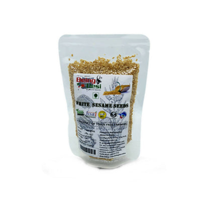 Being Desi White Sesame Seeds - Distacart
