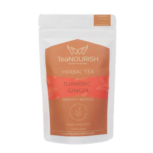 TeaNourish Turmeric Ginger Herbal Tea - Distacart