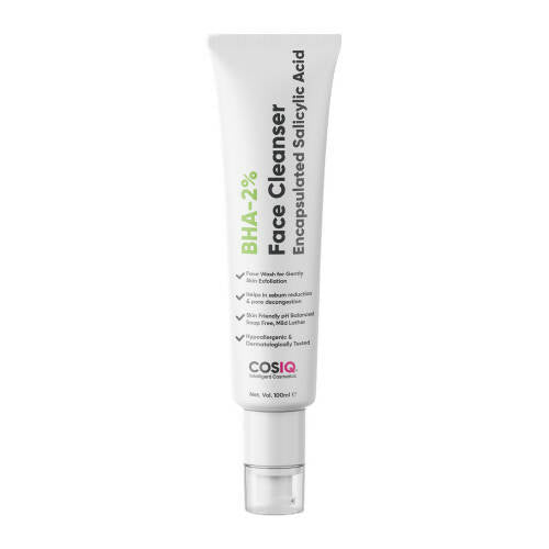 Cos-IQ Salicylic Acid 2% Face Cleanser with BHA - Distacart