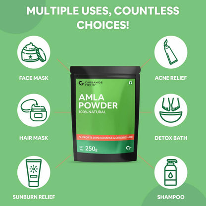 Carbamide Forte Amla Powder for Hair Growth & Skin - Distacart