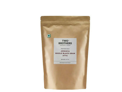 Two Brothers Organic Farms Jowar & Whole Black Gram Atta - Distacart
