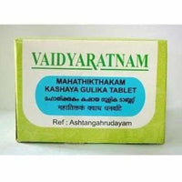 Thumbnail for Vaidyaratnam Mahathikthakam Kashaya Gulika