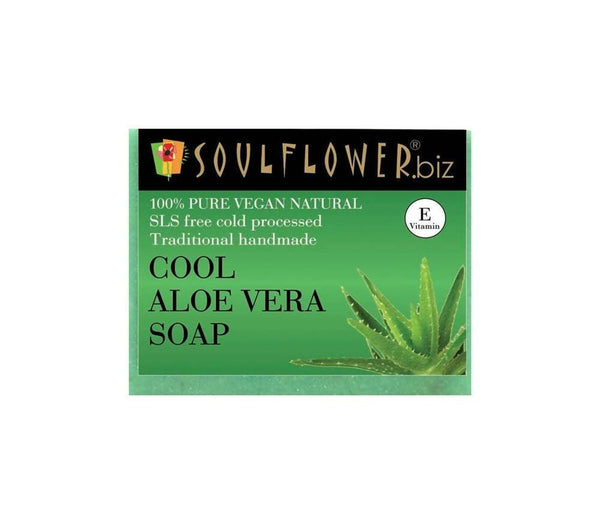 Soulflower Cool Aloe Vera Handmade Soap - Distacart