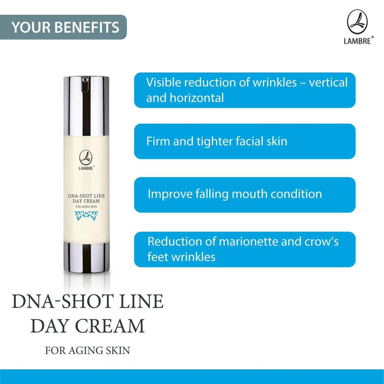 Lambre DNA-Shot Line Day Cream For Aging Skin - Distacart
