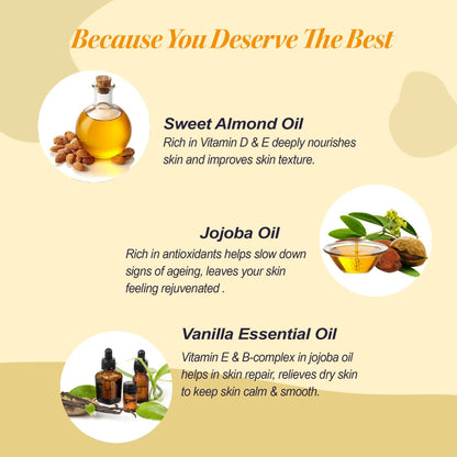 Terrai Almond & Vanilla Luxury Body Oil - Distacart