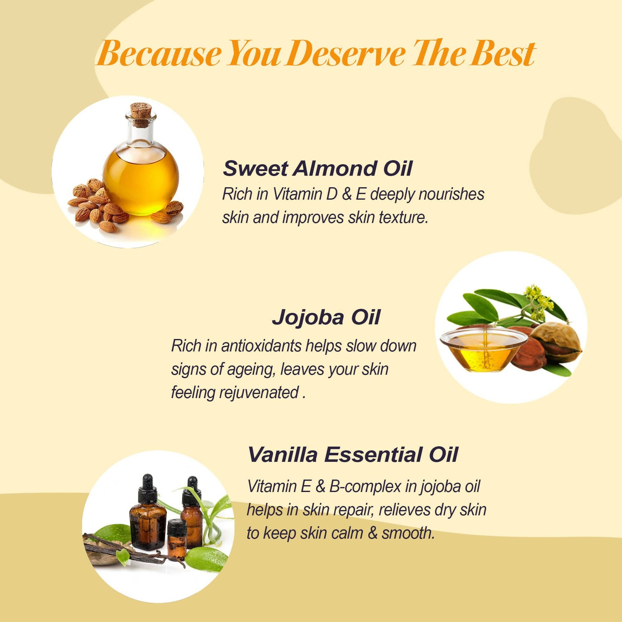 Sweet Almond Oil with Vanilla Essential Oil