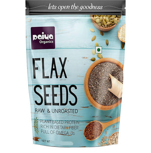 Paiya Organics Flax Seeds Raw & Unroasted - Distacart