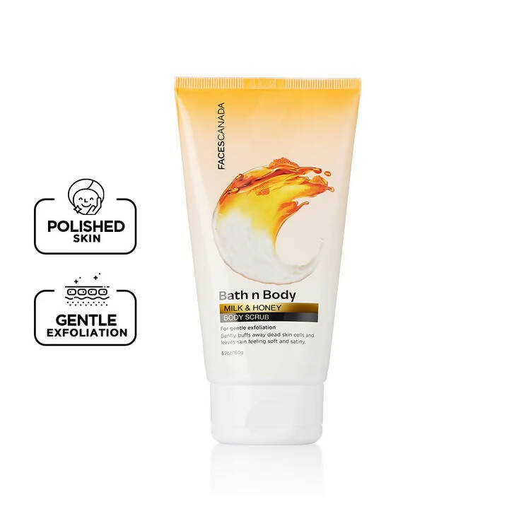 Faces Canada Bath n Body Milk & Honey Body Scrub - Distacart
