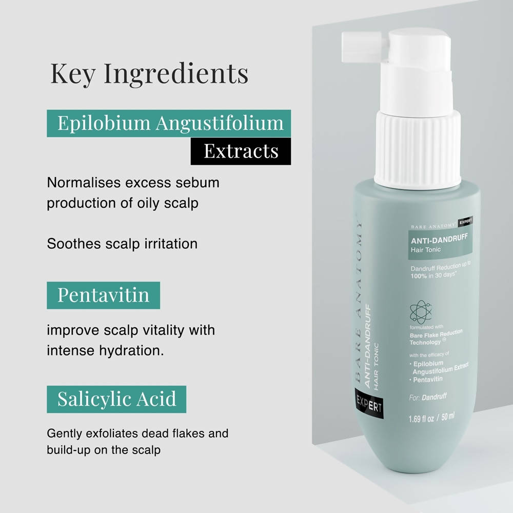 Bare Anatomy Expert Anti-Dandruff Hair Tonic - Distacart