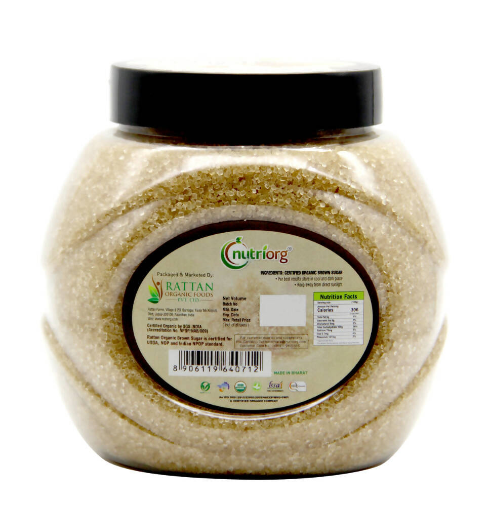 Nutriorg Organic Brown Sugar - Distacart