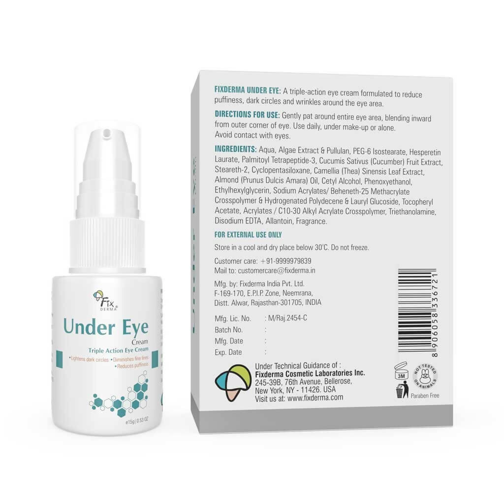 Fixderma Under Eye Cream - Distacart