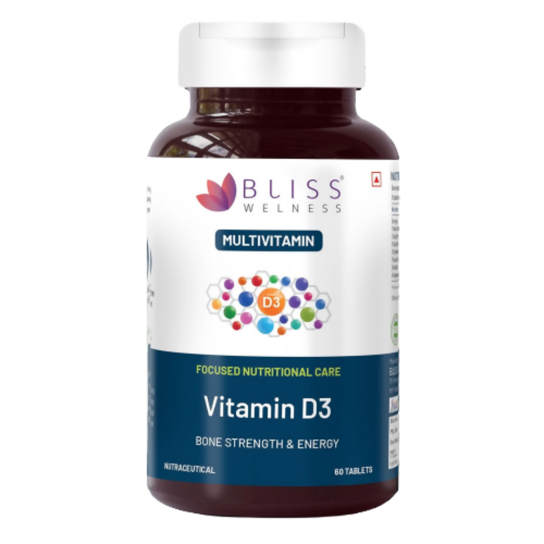 Bliss Welness Vitamin D3 Tablets - Distacart