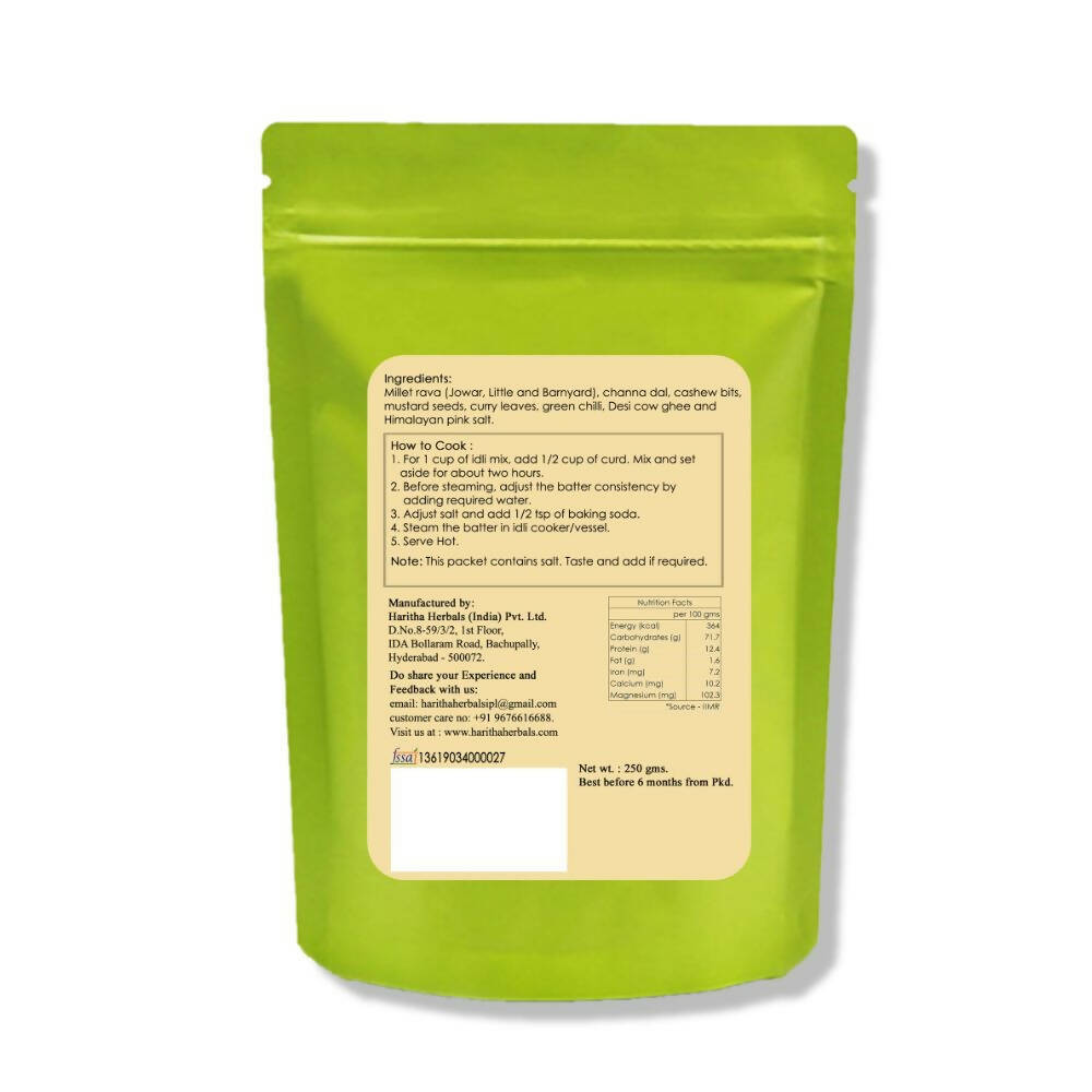 Haritha Foods Instant Millet Rava Idli Premix - Distacart