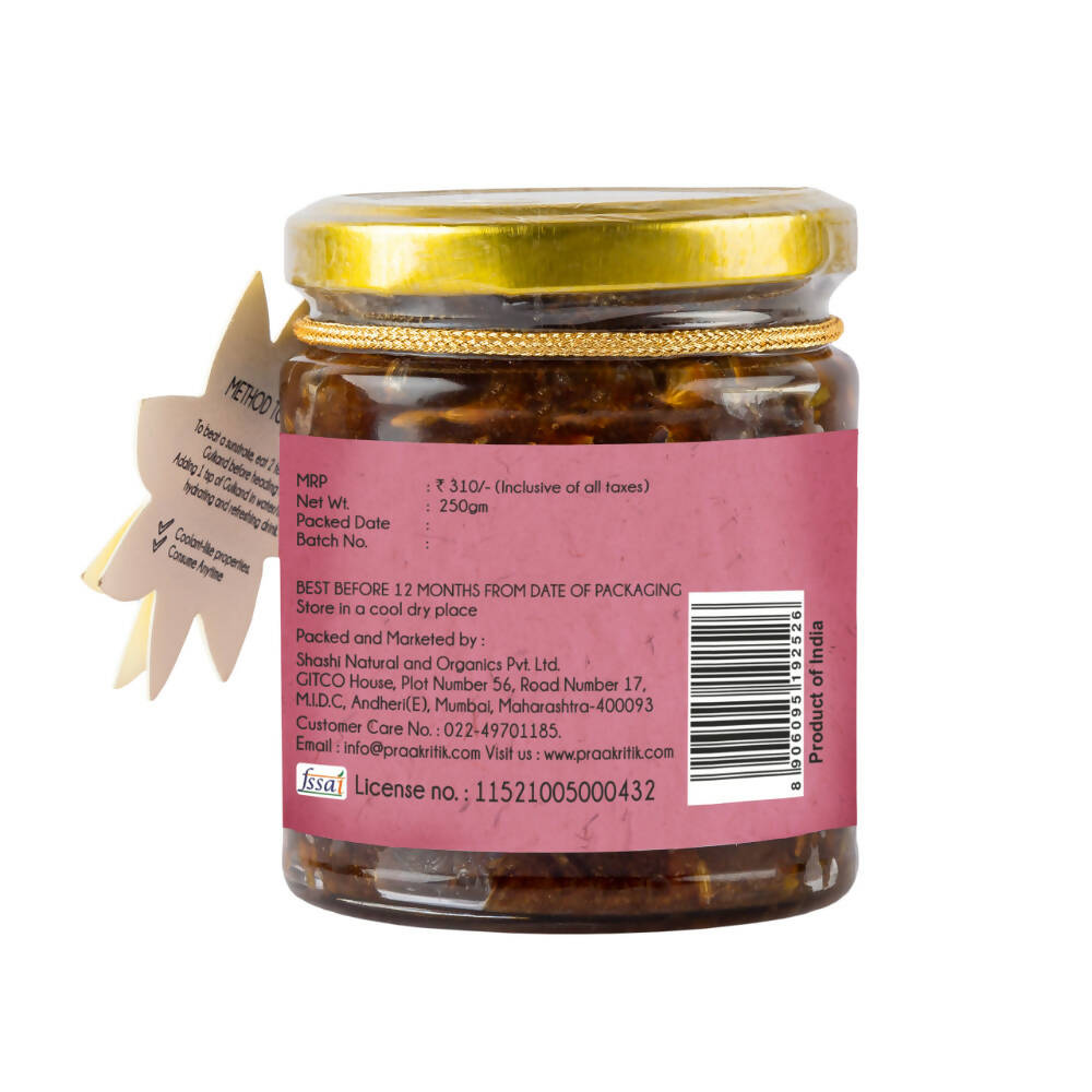 Praakritik Natural Mishri Artisan Gulkand - Distacart