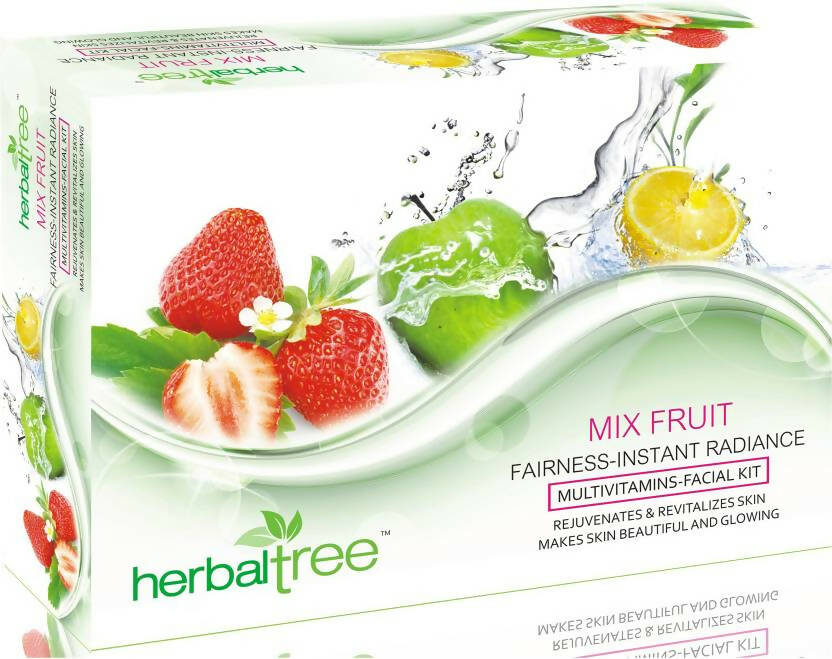Herbal Tree Mix Fruit Facial Kit for Rejuvenating, Brightening & Glowing Skin - Distacart