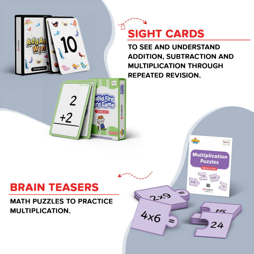 ClassMonitor Skill Booster Mental Math Kit - Distacart