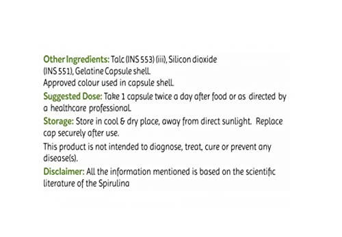 NLife Spirulina Capsules - Distacart