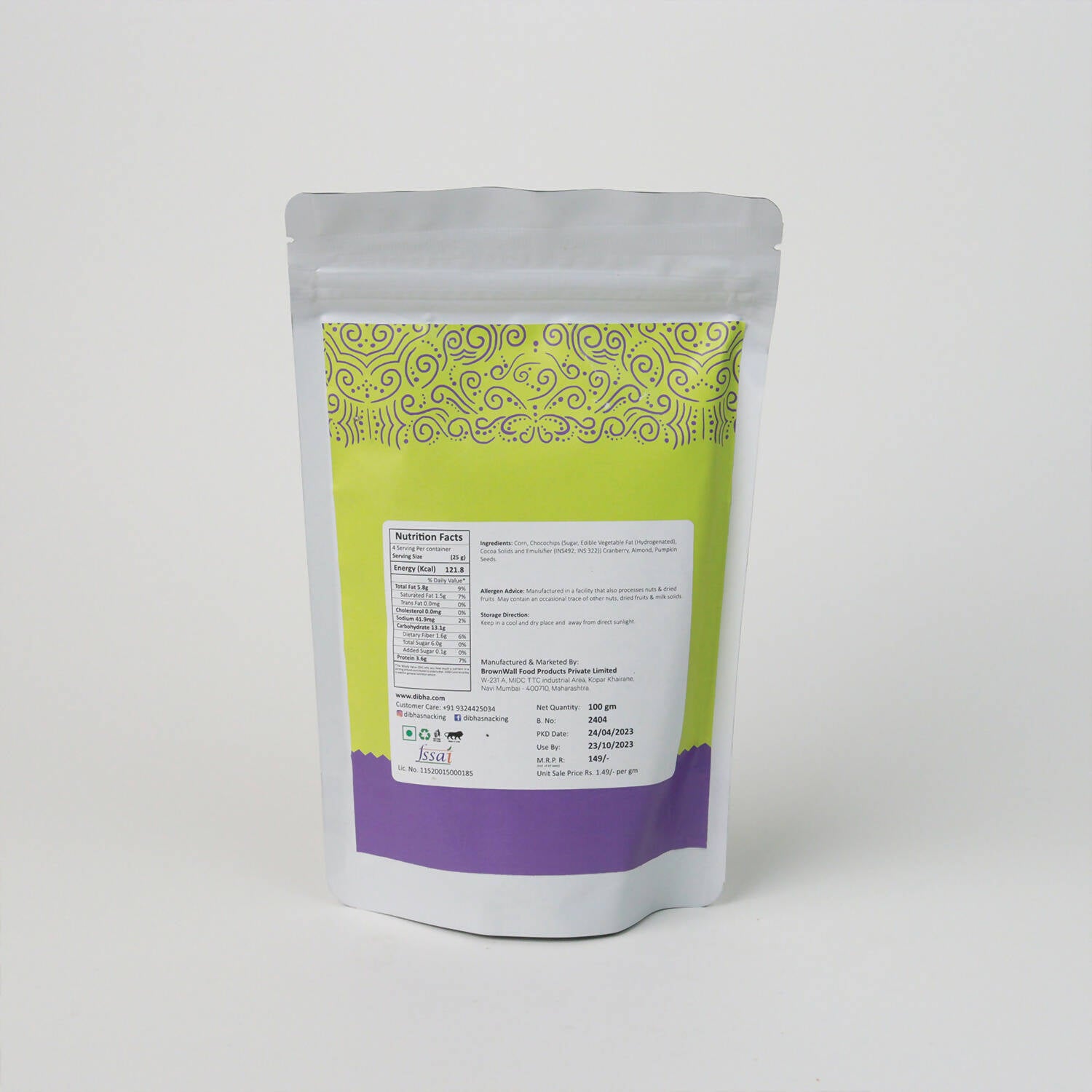 Dibha - Honest Snacking Healthy Chivda Snack - Distacart