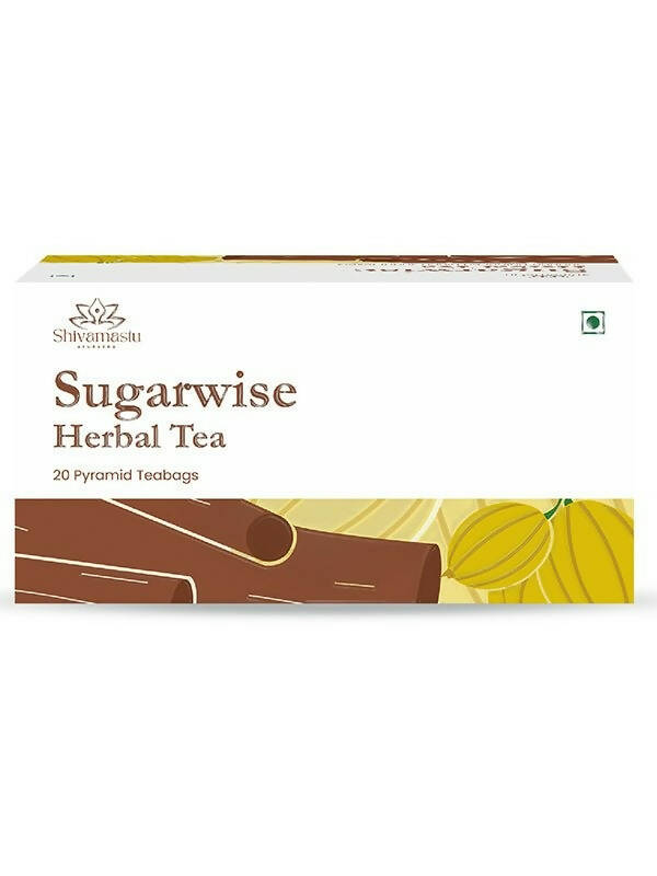 Shivamastu Ayurveda Sugarwise Herbal Tea - 20 Pyramid Teabags - Distacart