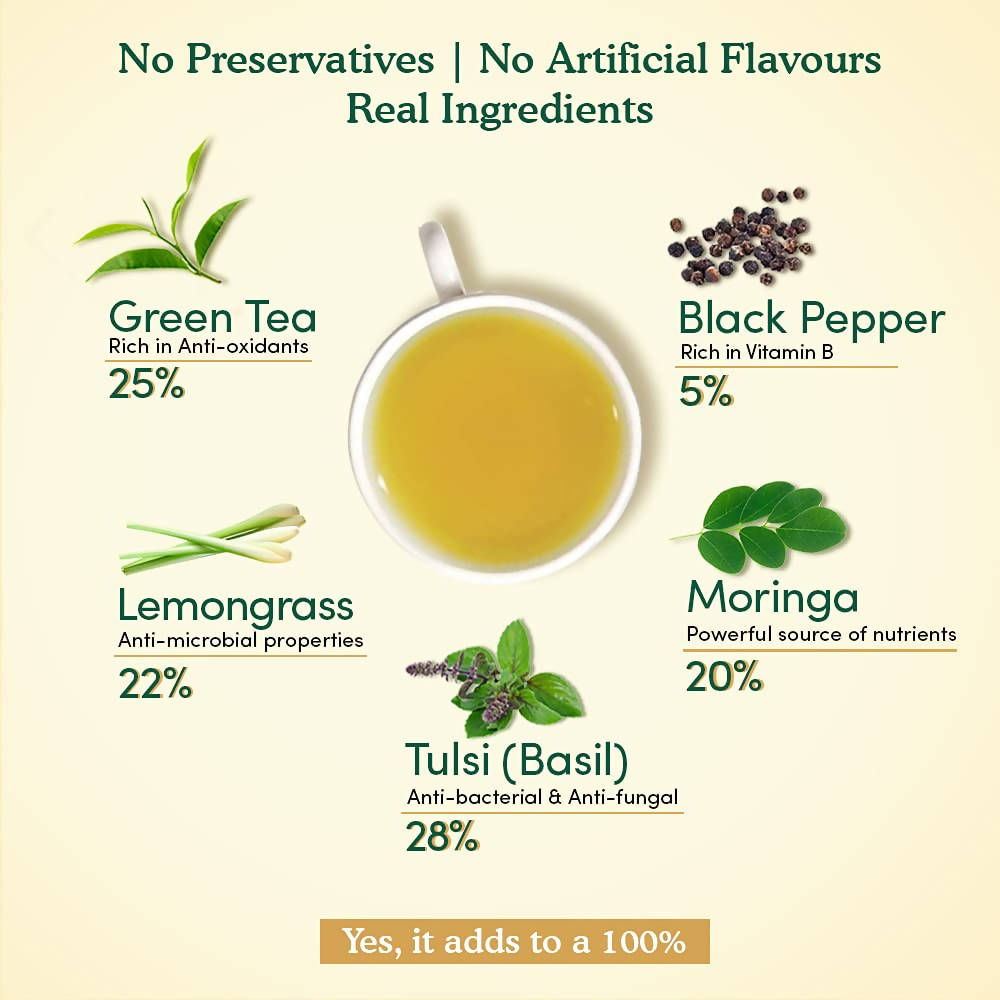 Vahdam Vahdam Moringa Tulsi Green Tea