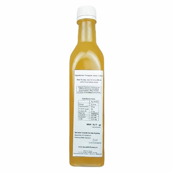 Hands On Tummy Pineapple Cider Vinegar - Distacart