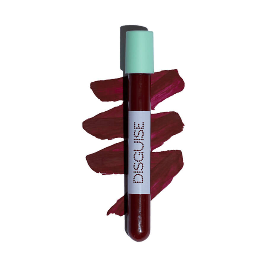Disguise Feather-Light Matte Liquid Lip Cream - Curious Wine 36 - Distacart