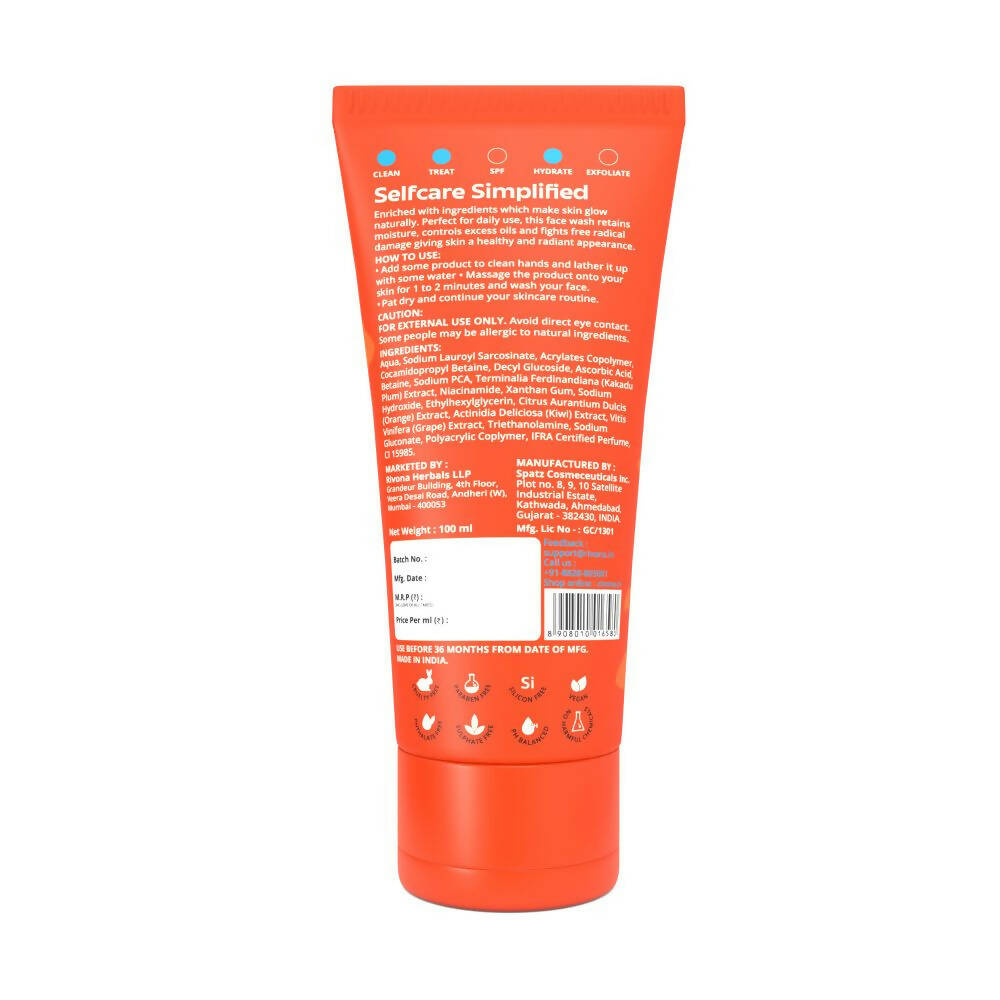 Rivona Naturals Vitamin C Facewash - Distacart