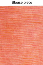 Thumbnail for Mominos Fashion Orange Color Bhagalpuri Saree
