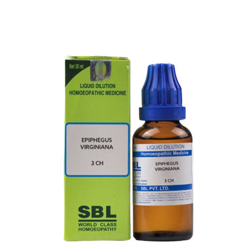 SBL Homeopathy Epiphegus Virginiana Dilution - Distacart