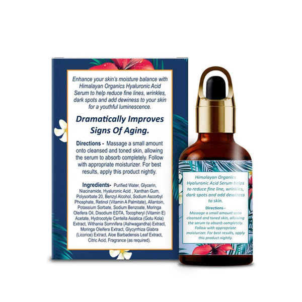 Himalayan Organics Hyaluronic Acid Serum Professional Facial Serum 30 ml