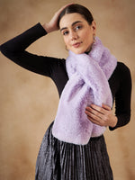 Thumbnail for InWeave Women's Light Mauve Faux Fur Neck Warmer - Distacart