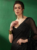 Thumbnail for Sangria Embellished Party Wear Saree - Distacart