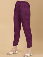 Thumbnail for HERE&NOW Floral Lucknowi Chikankari Embroidered Kurta with Trousers & Dupatta - Distacart