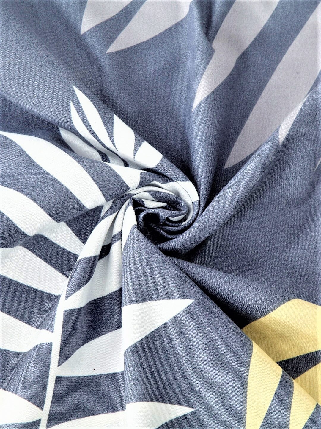 Home Sizzler Grey & White Floral 144 TC Single Bedsheet with 1 Pillow Covers - Distacart