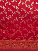 Thumbnail for Sangria Floral Woven Design Kanjeevaram Sarees - Distacart