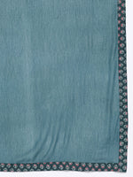 Thumbnail for HERE&NOW Women Ethnic Motifs Printed Gotta Patti Kurta With Palazzos & With Dupatta - Distacart