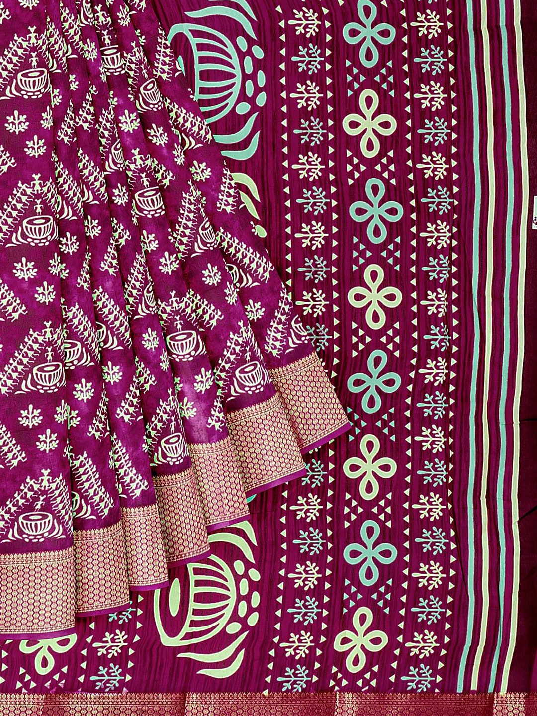 Kalamandir Ethnic Motifs Printed Saree - Distacart