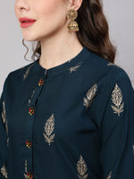 Thumbnail for Kalini Women Ethnic Motifs Printed Kurta - Distacart