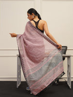 Thumbnail for Tikhi Imli Woven Design Cotton Saree - Distacart