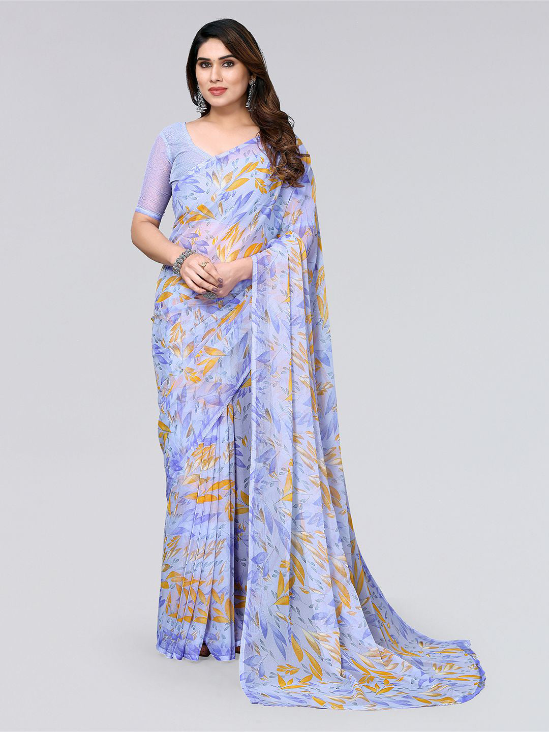 Kalini Floral Printed Saree - Distacart