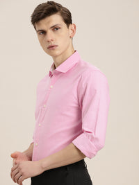 Thumbnail for INVICTUS Men Pink Slim Fit Solid Formal Shirt - Distacart