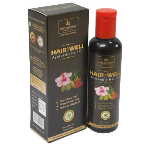 Deep Ayurveda Hair Well Ayurvedic Hair Oil - Distacart
