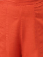 Thumbnail for Khushal K Women Red & Cream-Coloured Printed Kurta with Palazzos & Dupatta - Distacart